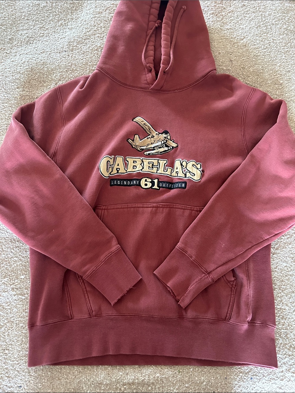 Cabela's Men's or Women’s Rose Dusty Pullover Hoodie with Seaplane Graphic